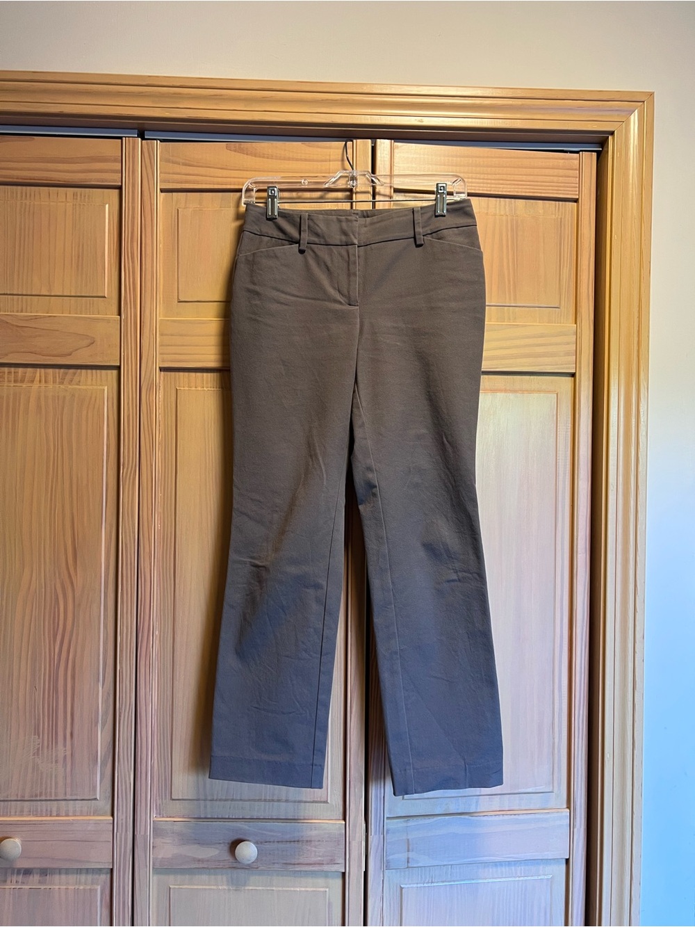 Ann Taylor brown dress pants curvy